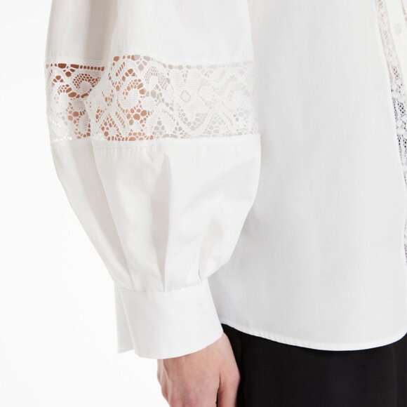 WEEKEND MAX MARA  ! Lace-Trim Shirt (US6) - Picture 3 of 10